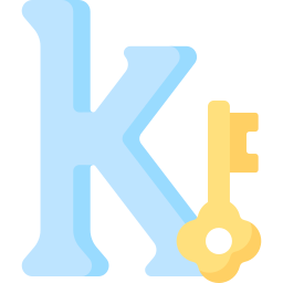 文字k icon