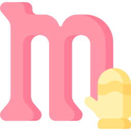 lettera m icona