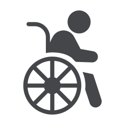 Persona con discapacidad icono