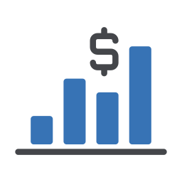 Income chart icon