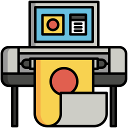 Digital printing icon