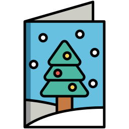 weihnachtskarte icon