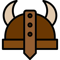 Viking helmet icon