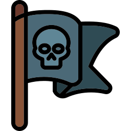bandiera pirata icona