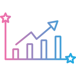 Growth chart icon