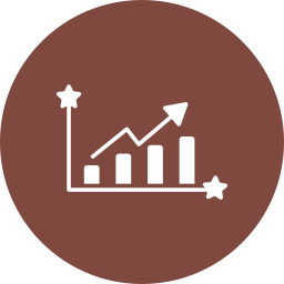 Growth chart icon