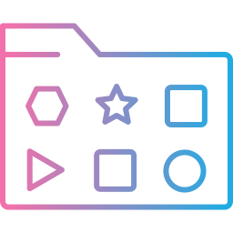 Unstructured data icon