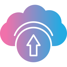 caricamento su cloud icona