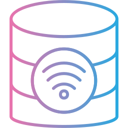 Wireless database icon