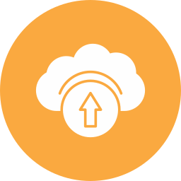 Cloud upload icon