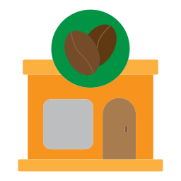 Coffee shop icon