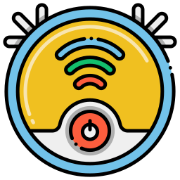 Robot vacuum icon