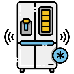 Smart fridge icon