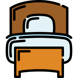 Single bed icon