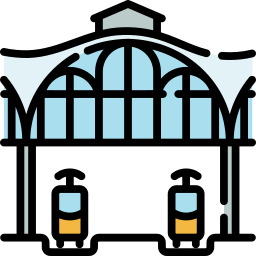 Train platform icon