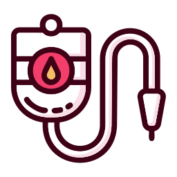 Blood bag icon