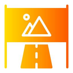 panneau de signalisation Icône