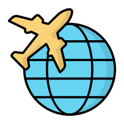 przesyłka lotnicza ikona