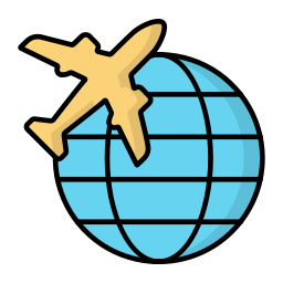 Air shipping icon