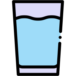 Glass of water icon