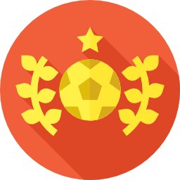 Football badge icon
