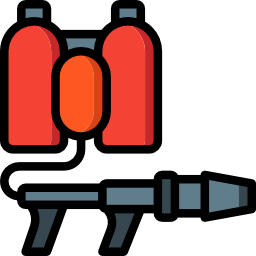 Flame thrower icon