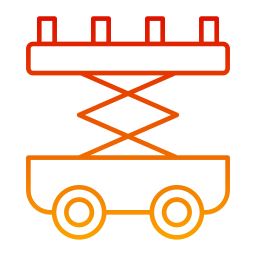 Scissor lift icon