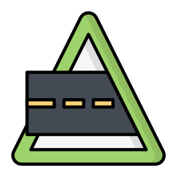 Road sign icon