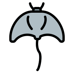 manta ray icona