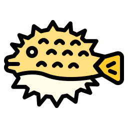 Puffer fish icon