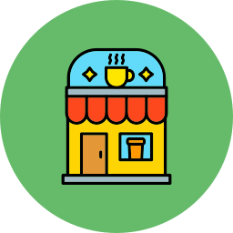 Coffee shop icon