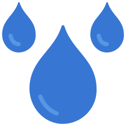 gotas de lluvia icono