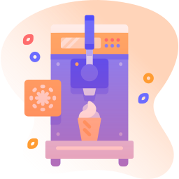 máquina de sorvete Ícone