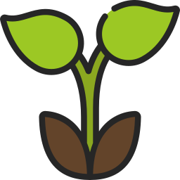 planta en crecimiento icono