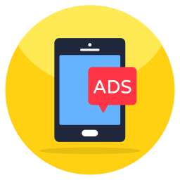 Mobile advertising icon