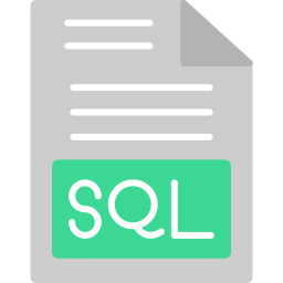 SQL file format icon