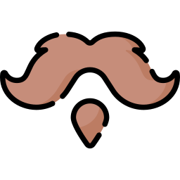 bigode Ícone