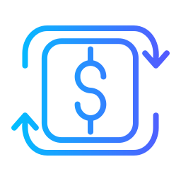 Money exchange icon