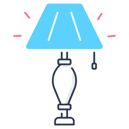 Desk lamp icon