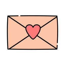 list miłosny ikona