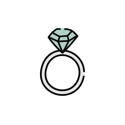 diamanten ring icoon