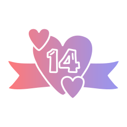 14 de febrero icono