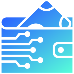 portefeuille numérique Icône
