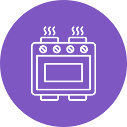 Electric stove icon