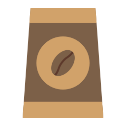 grano de café icono