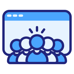 Social reach icon