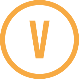 文字 v icon
