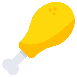 Chicken leg icon