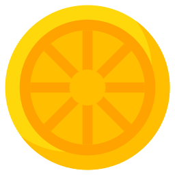 rodaja de limon icono