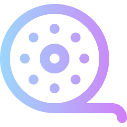 Movie reel icon